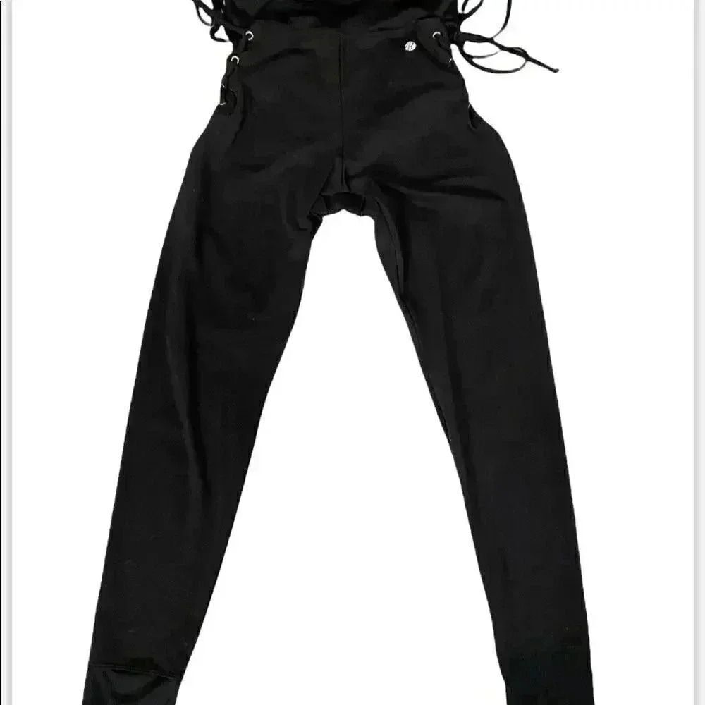Bally lace up leggings 